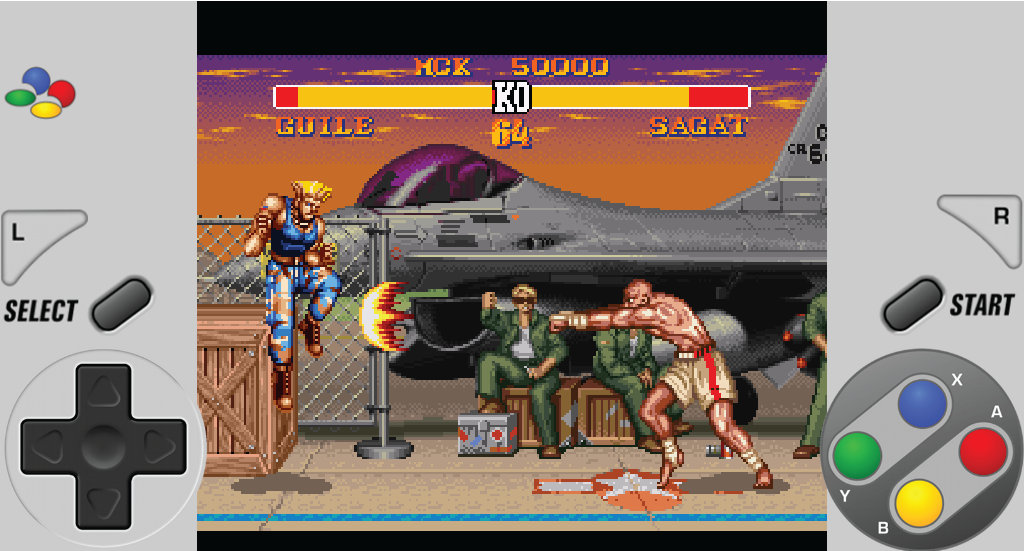 SNES emulator for android : Play snes games street fighter on your anroid