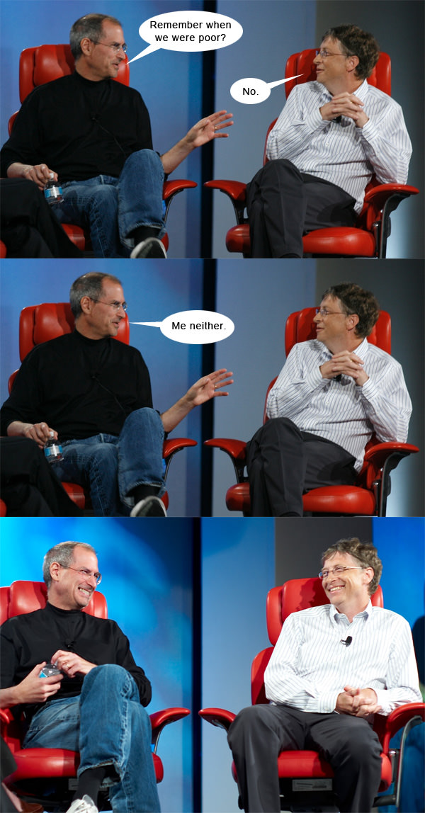 Bill Gates And Steve Jobs Meme